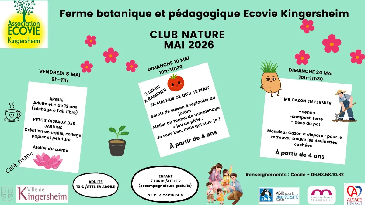 Atelier Club nature mai 2026 