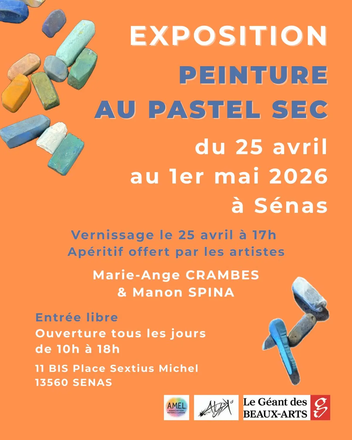 Exposition de peinture au pastel