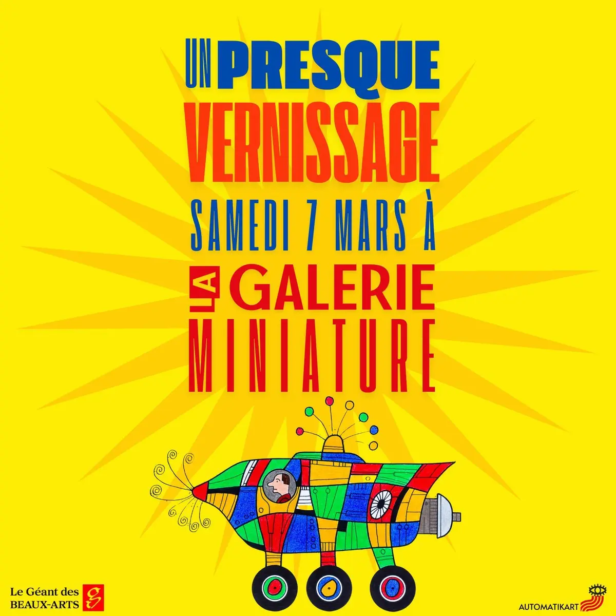 Un presque vernissage à La Galerie Miniature