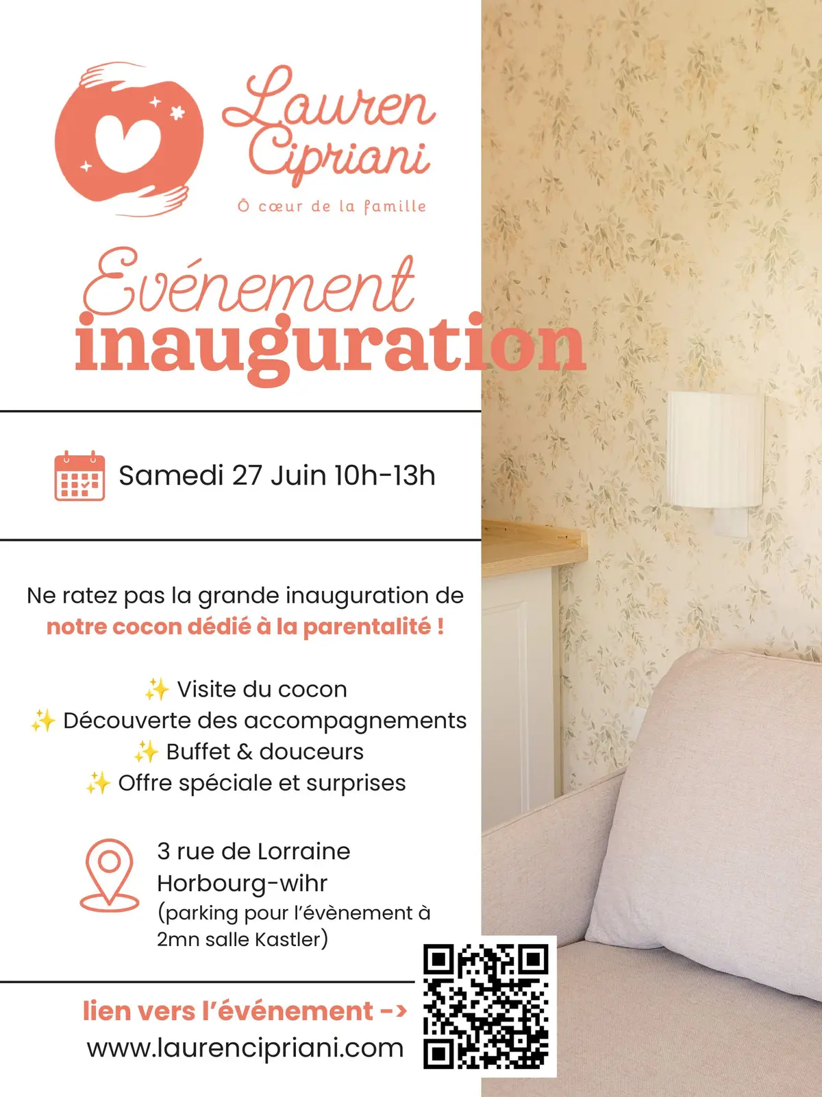 Inauguration lieu dédié aux familles et aux femmes