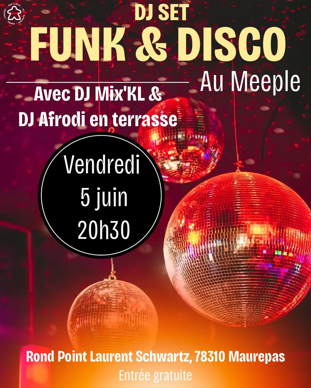 DJ Set Funk & Disco au Meeple