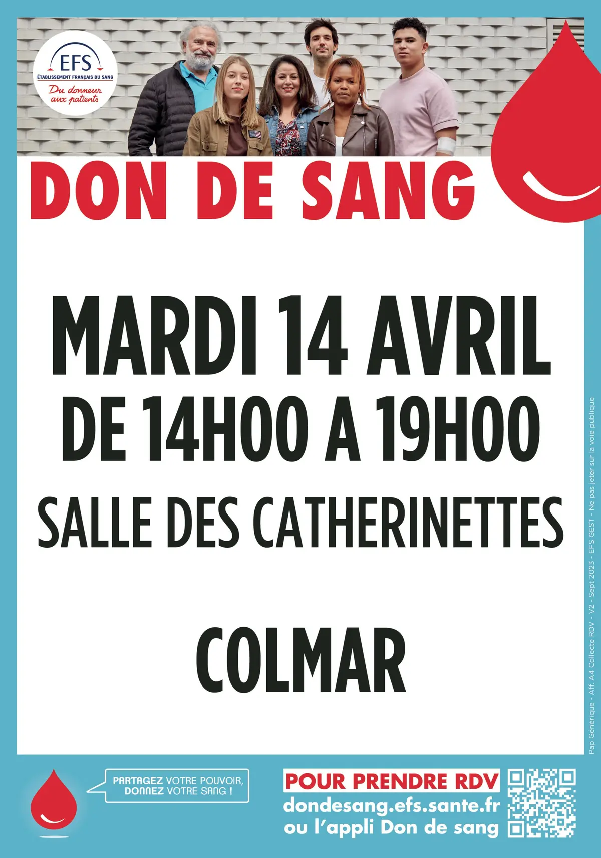 Don de Sang à Colmar