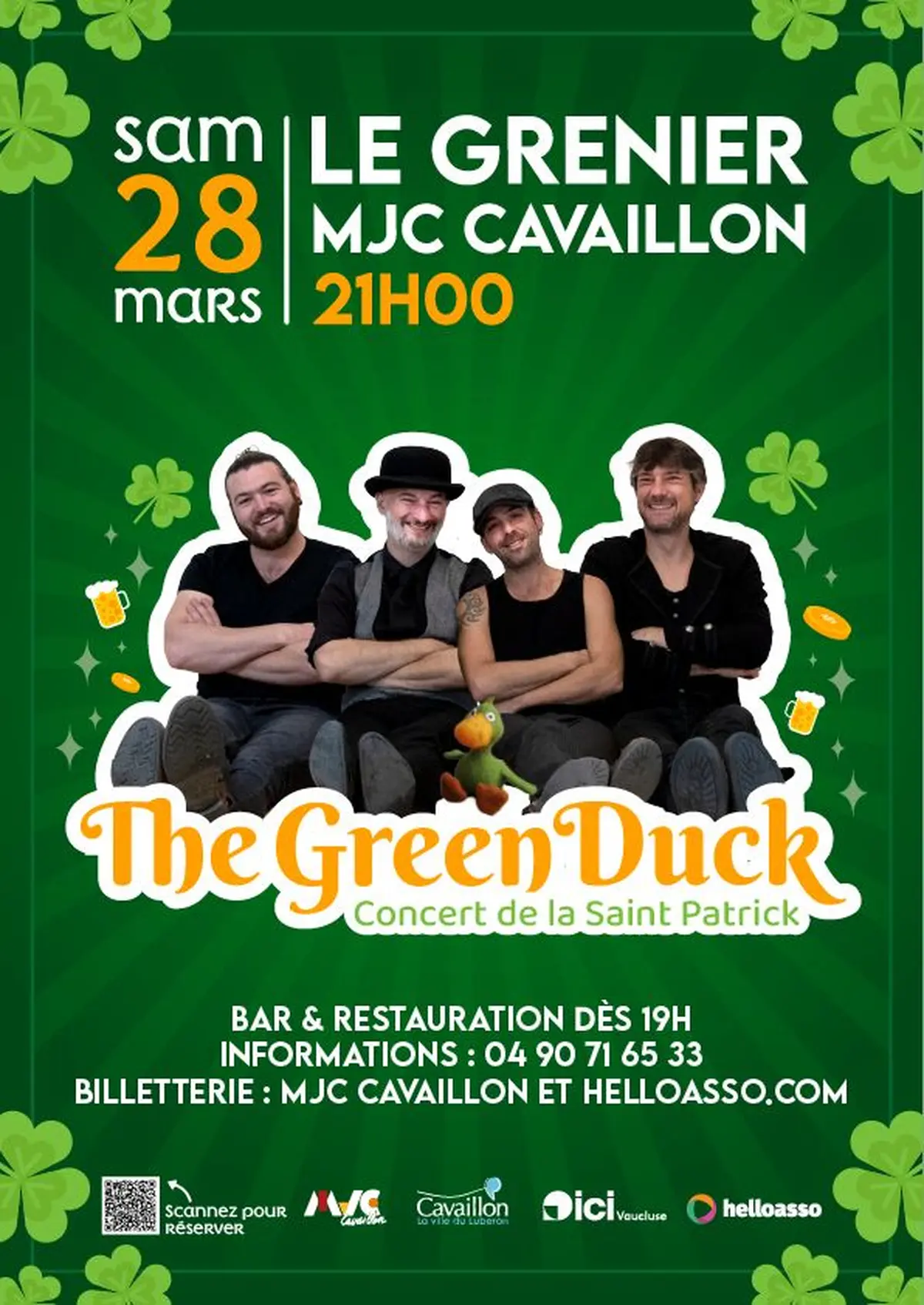 The Green Duck - Concert de la St Patrick