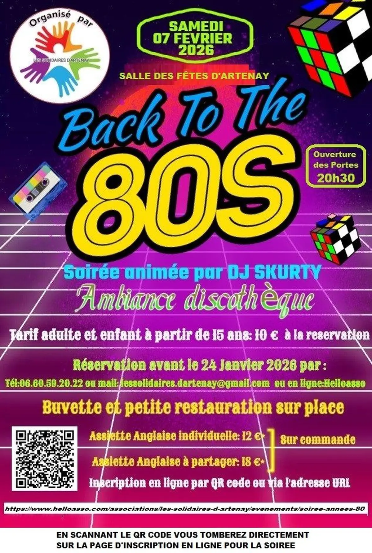 Soirée  années 80- ARTENAY