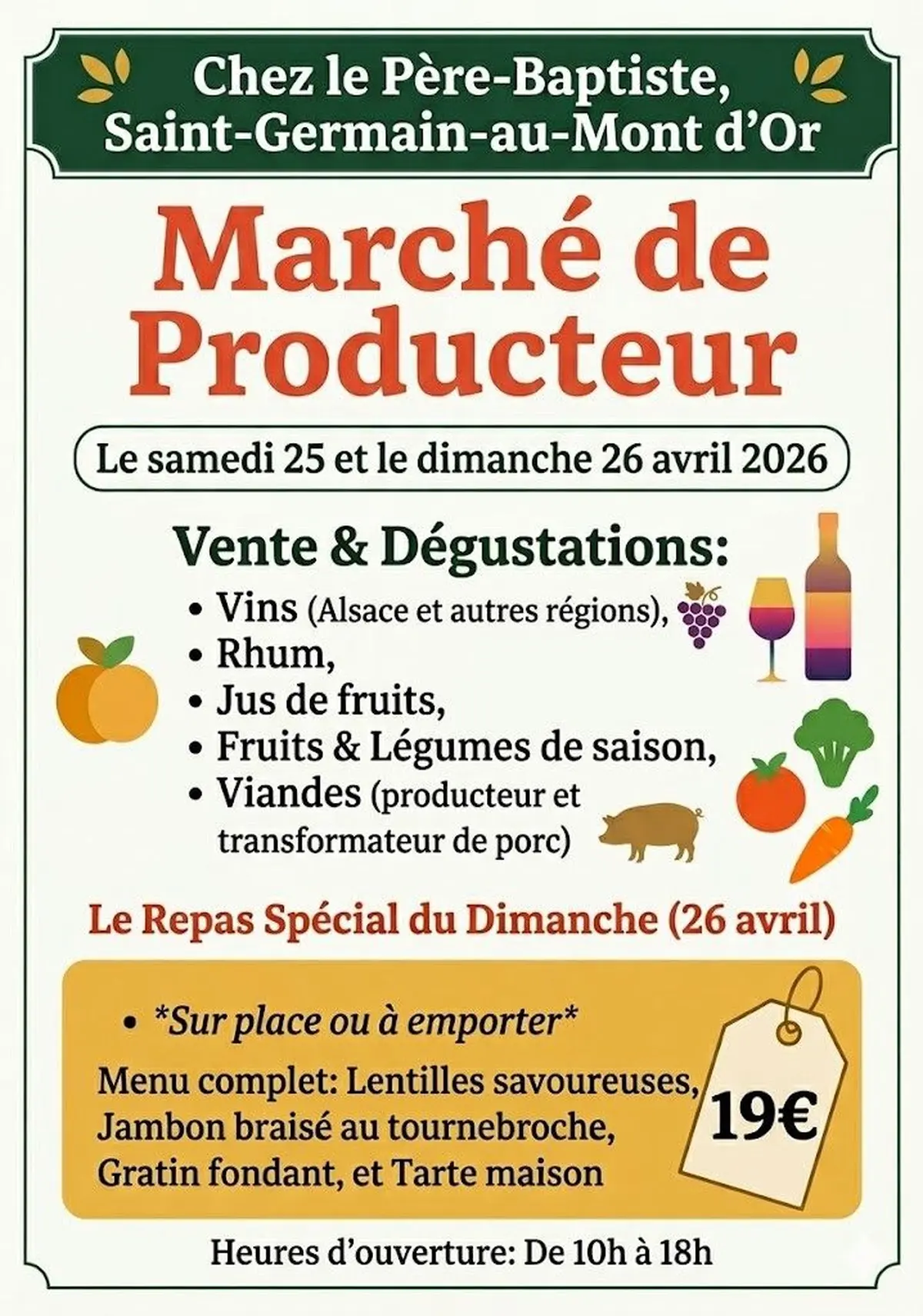 Portes ouvertes et marché de producteurs