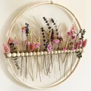 Atelier  duo ado/adulte : créer sa couronne de fleurs séchées 