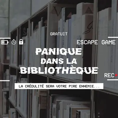 Escape game Panique dans la bibliothèque