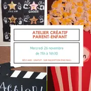 Atelier créatif parent-enfant. Dès 5 ans