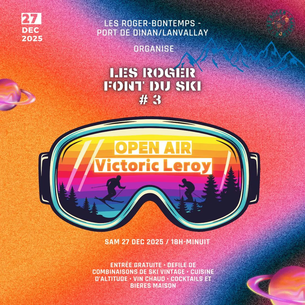 Les Roger font du ski