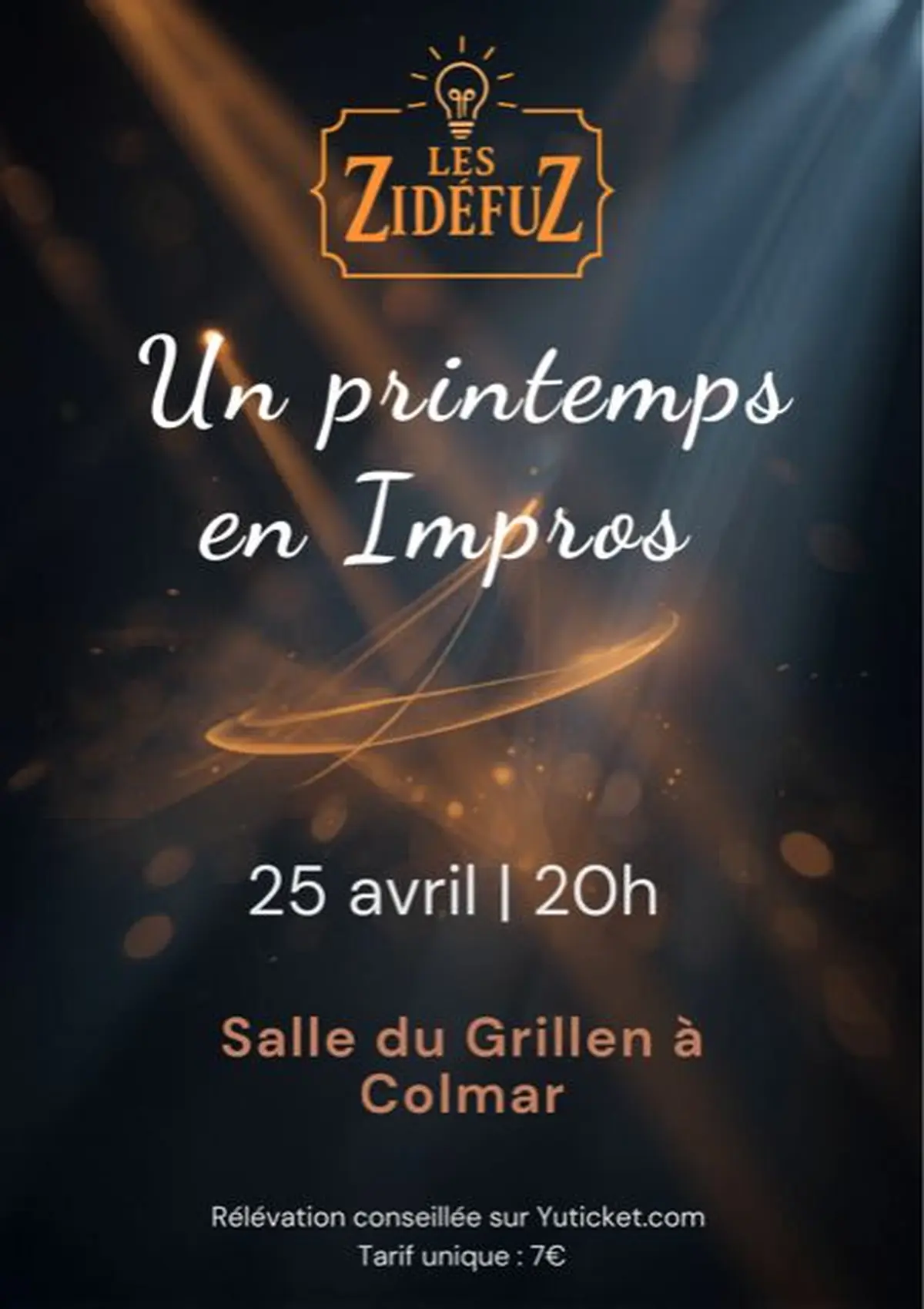 Théâtre d’Improvisation – Un printemps en Impros avec les ZIDEFUZ