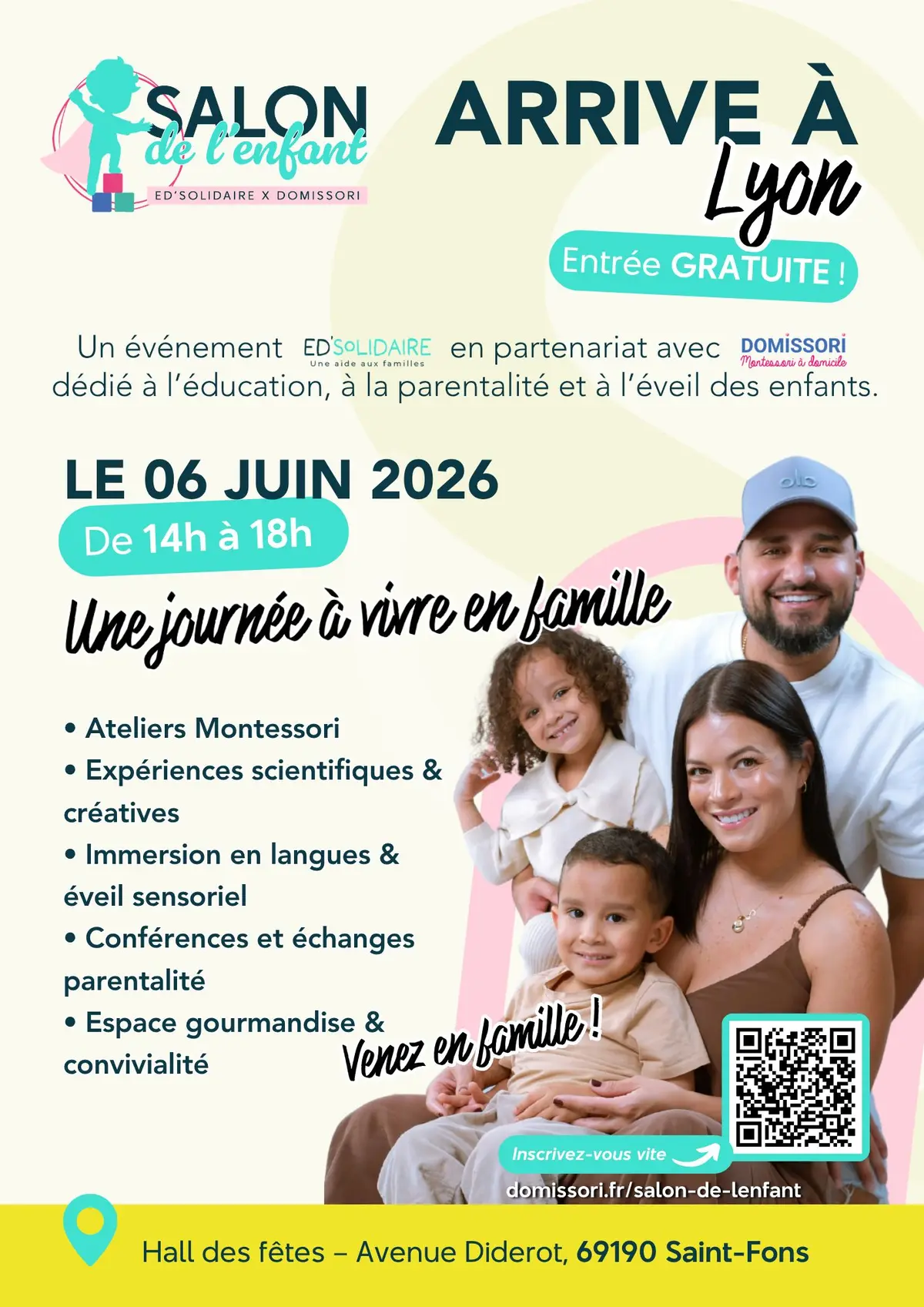 Salon de l'enfant Domissori à Saint-Fons le 6 Juin 2026