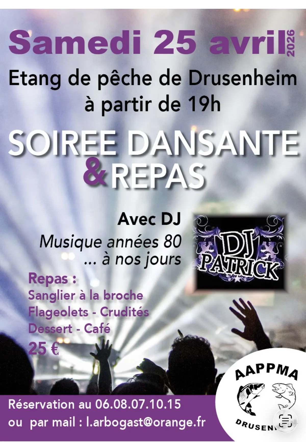 Soirée année 80 à nos jours