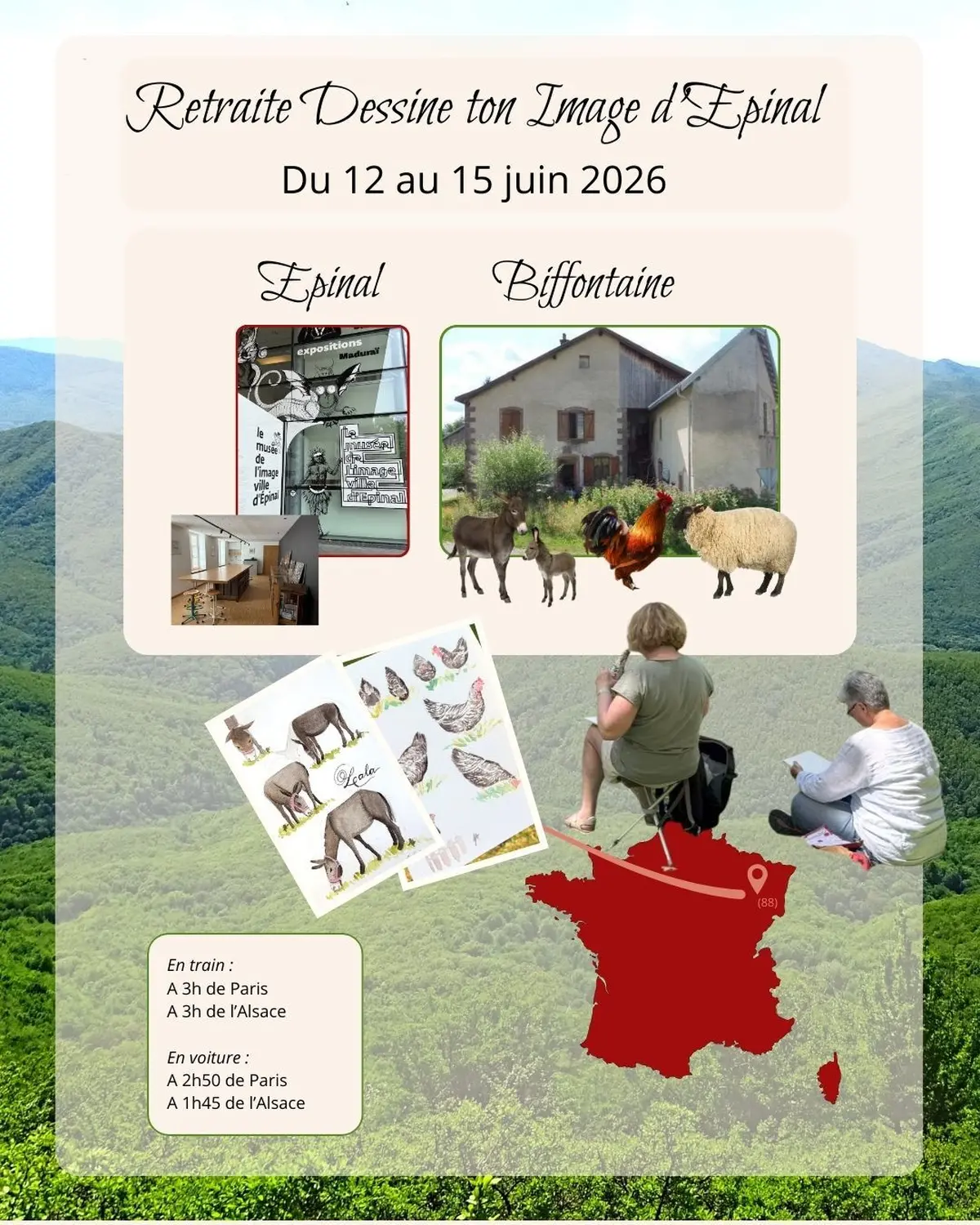 Retraite de Dessin – Dessine ton image d’Epinal !