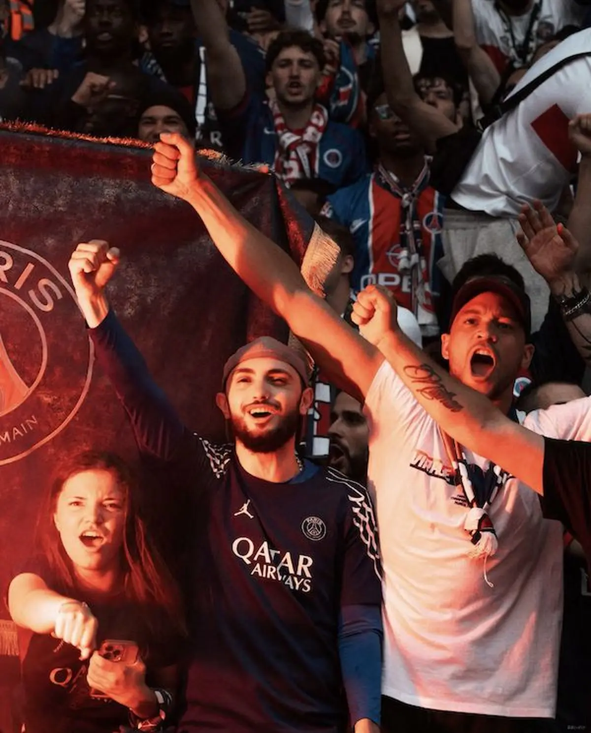 Ecran géant pour la champions League 