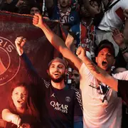 Ecran géant pour la champions League 