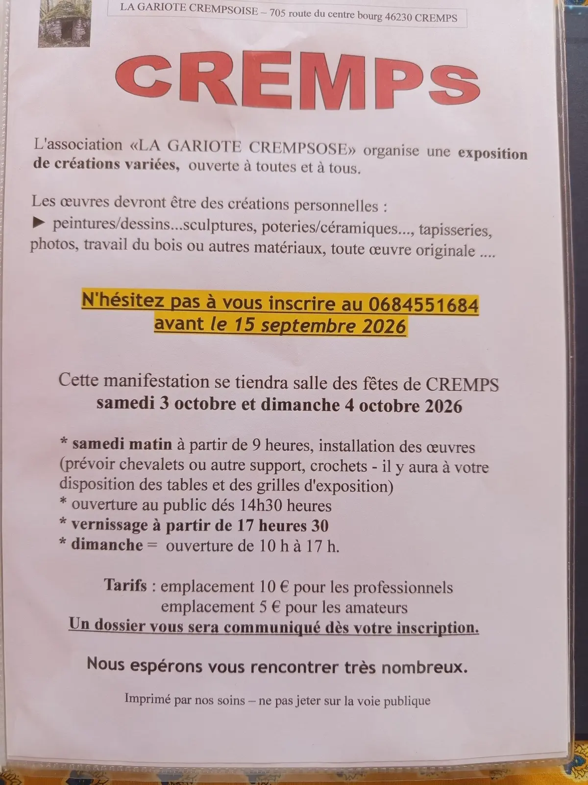 Automnales Crempsoises 