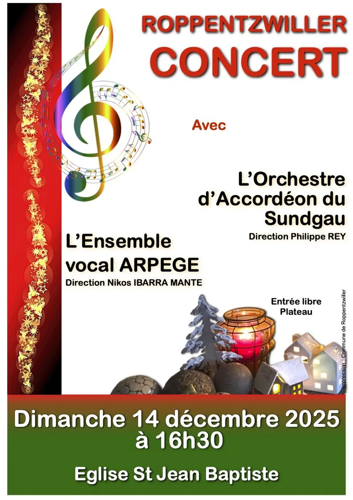Concert de l'Orchestre d'Accordeon du Sundgau et de L'Ensemble vocal Arpège 