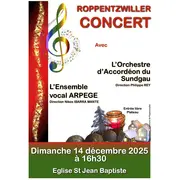 Concert de l'Orchestre d'Accordeon du Sundgau et de L'Ensemble vocal Arpège 
