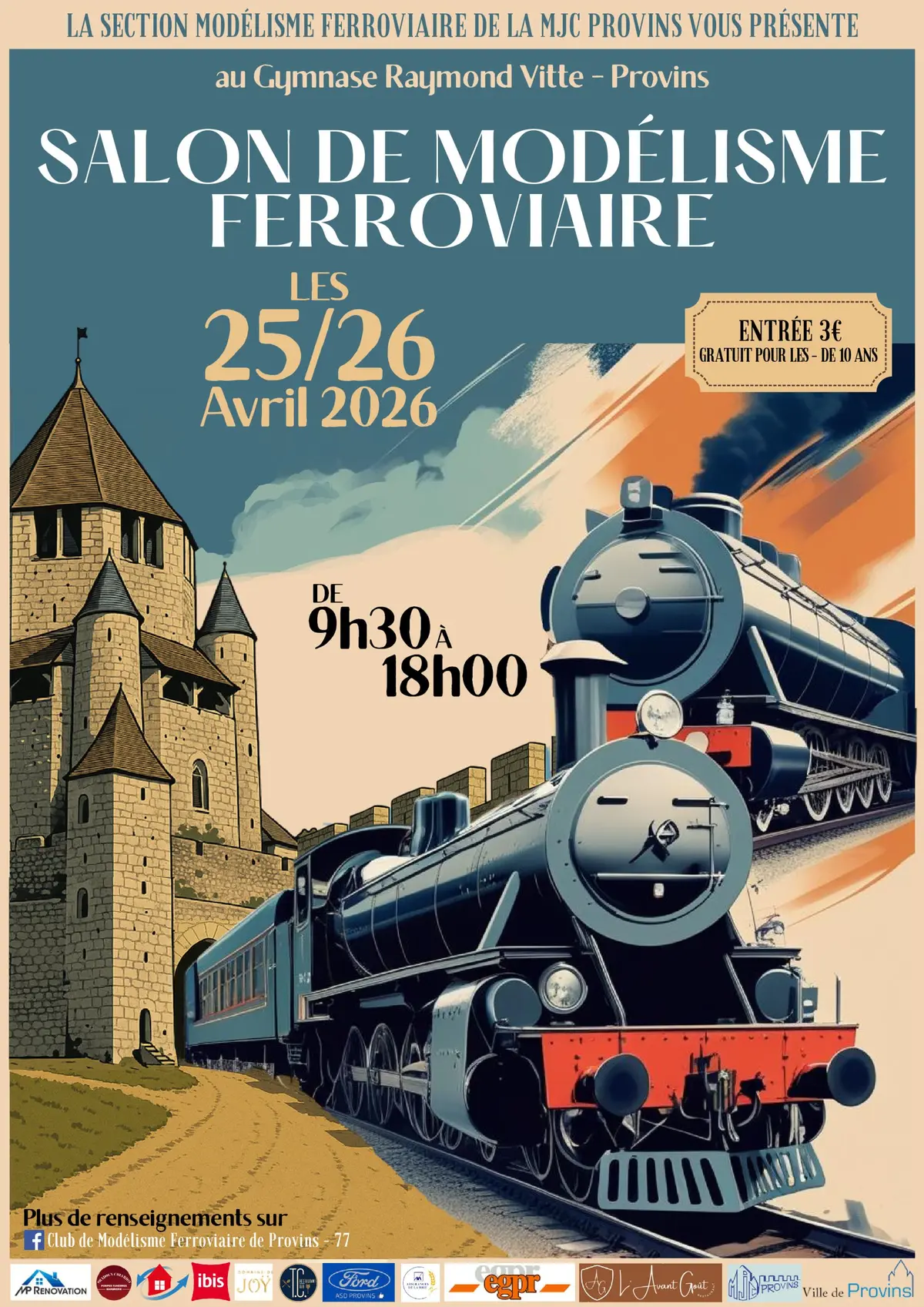 Salon de Modélisme Ferroviaire de Provins 2026