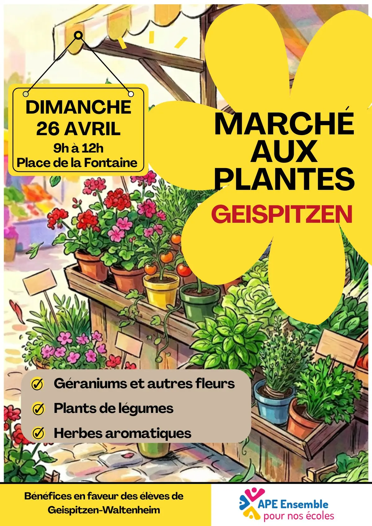 Marché aux plantes