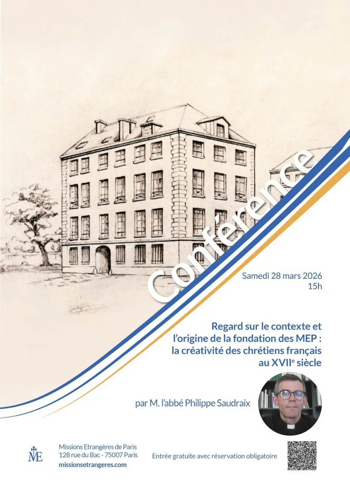 Conférence / Regard sur le contexte et l’origine de la fondation des MEP