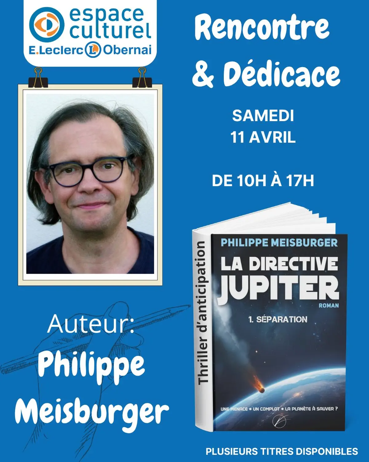 Séance de dédicaces Philippe Meisburger