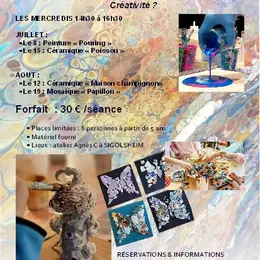 Ateliers Ceramique Peinture Mosaique enfants