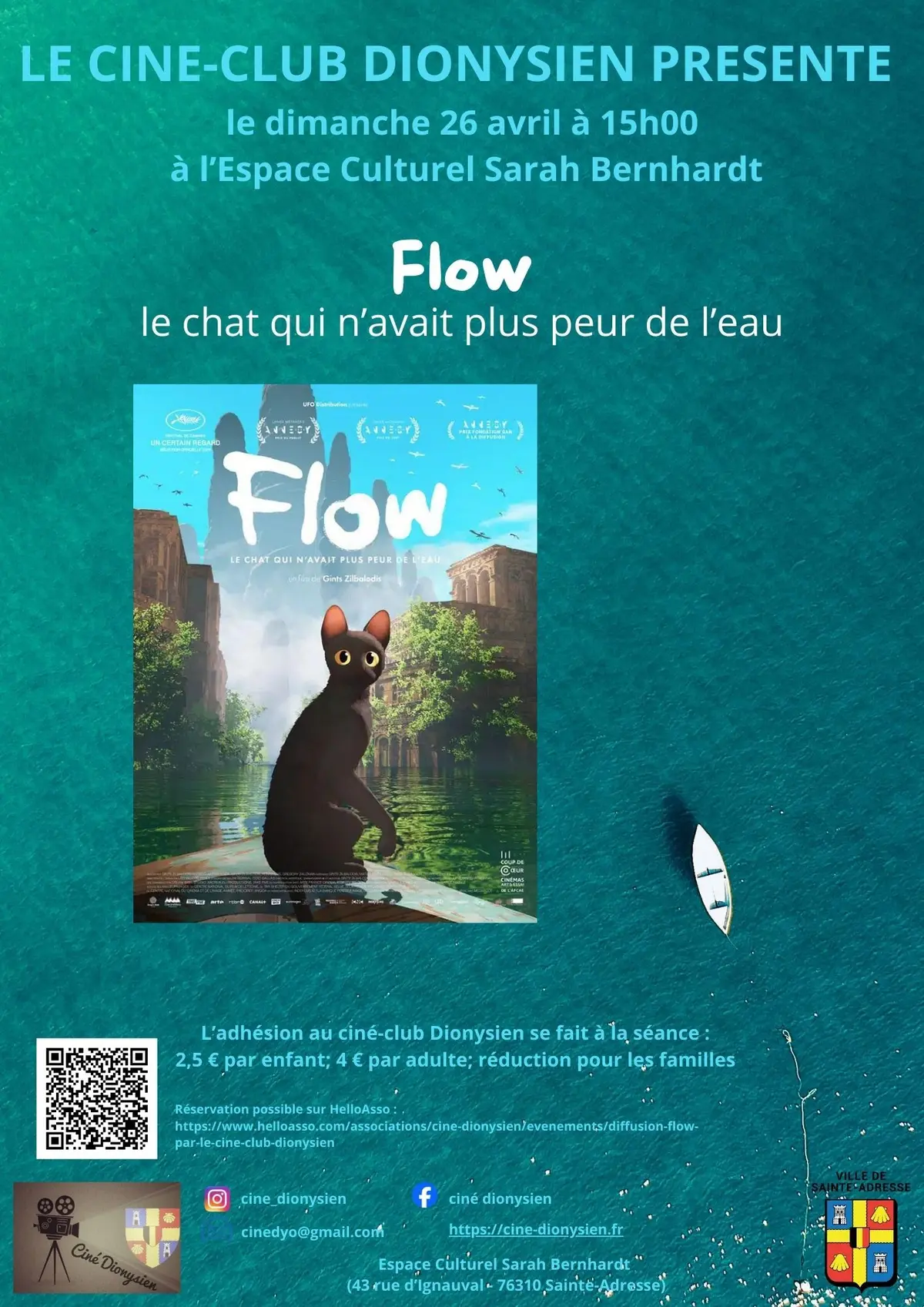 Projection Flow par le ciné-club Dionysien