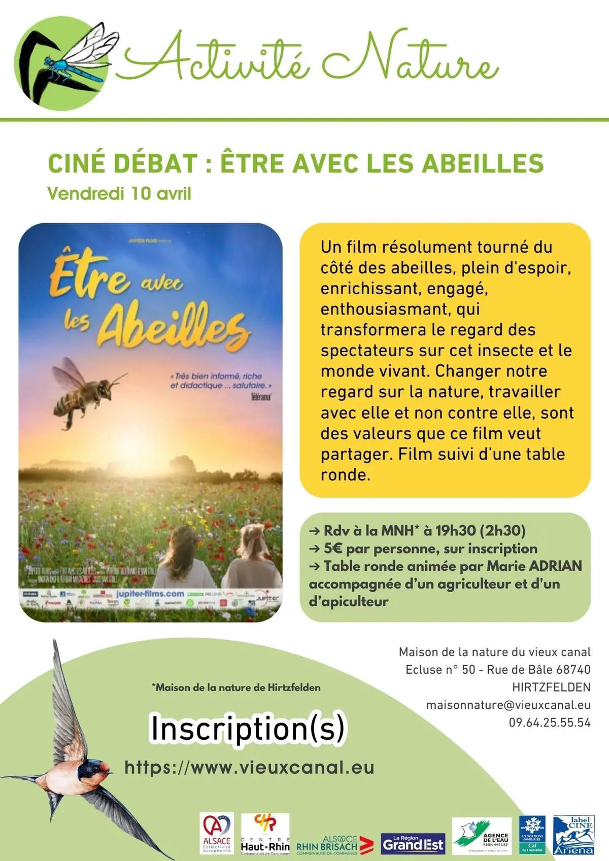 Ciné débat : Être avec les abeilles