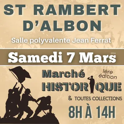 Marché historique et toutes collections de St Rambert d'Albon