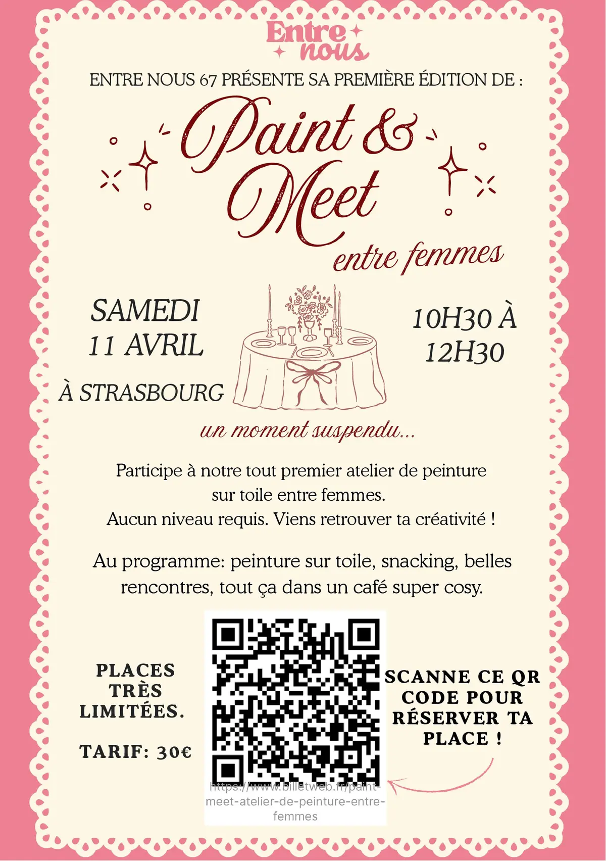 Atelier de peinture entre femmes Paint & Meet