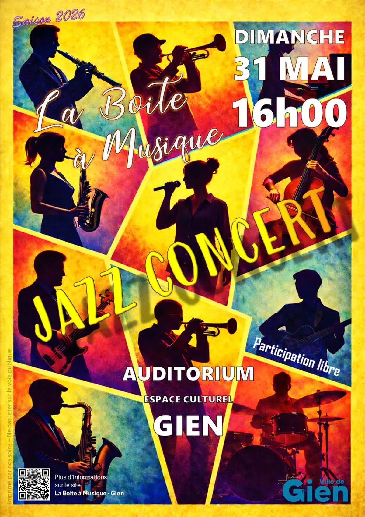Jazz Concert - La Boite à Musique Gien