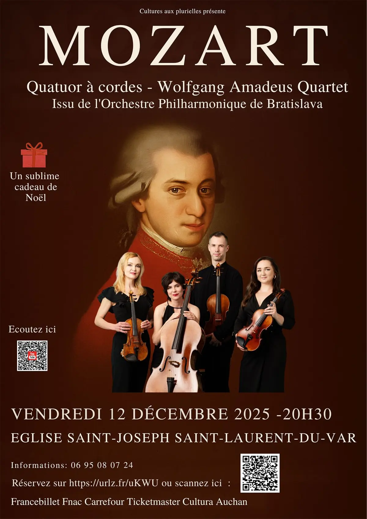 Wolfgang Amadeus Quartet : Hommage à Mozart