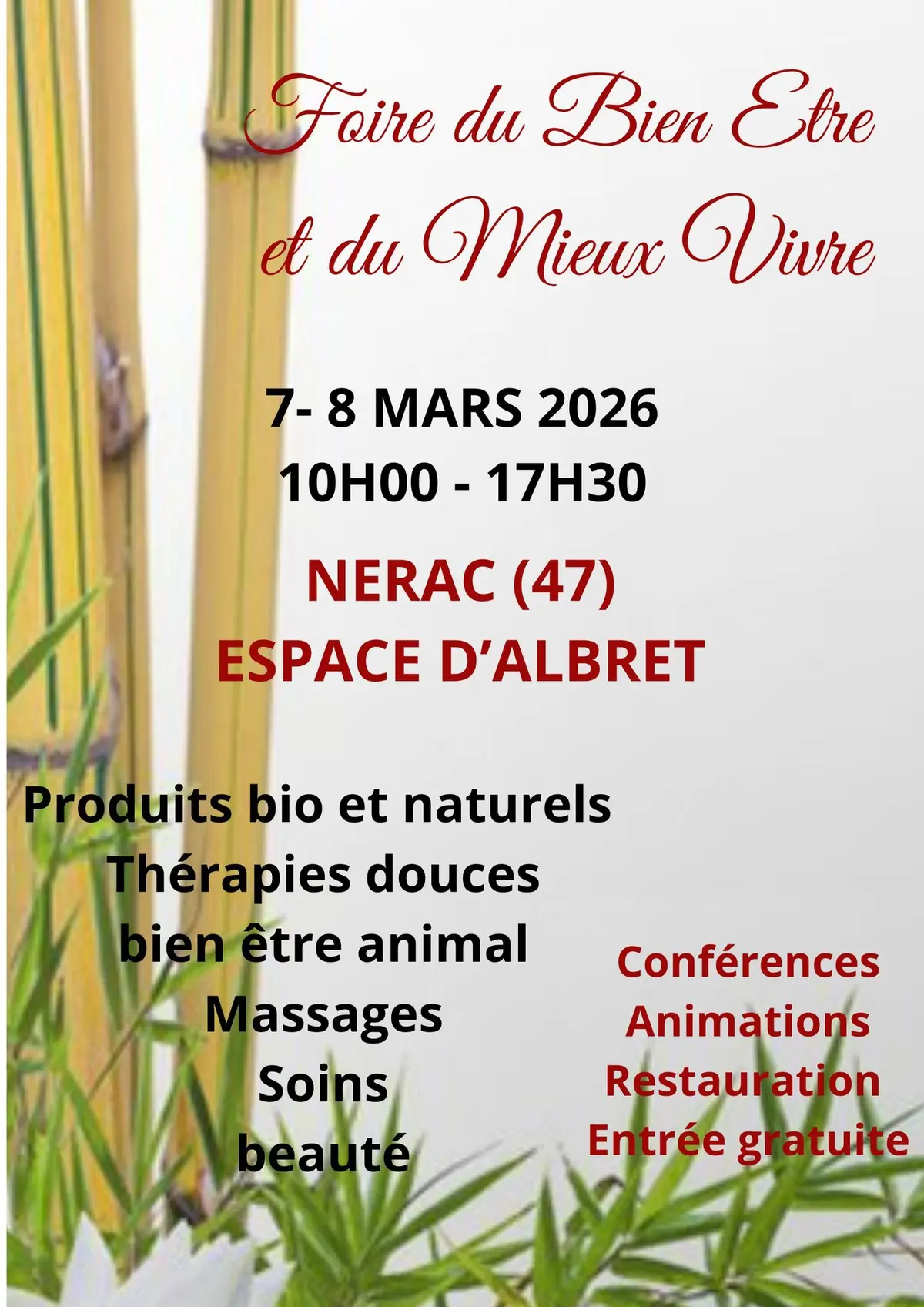 Foire du mieux vivre et du bien être