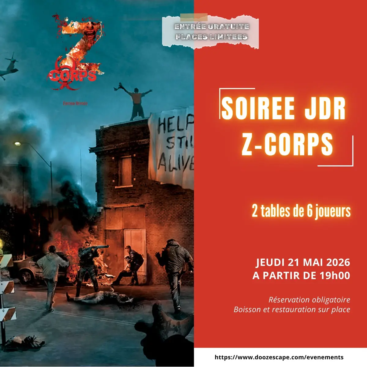 Les Jeux'Di du Malleus - JDR Z-Corps 
