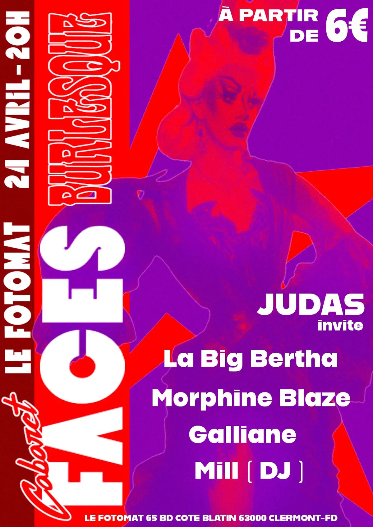 Le cabaret Faces Burlesque avec La Big Bertha