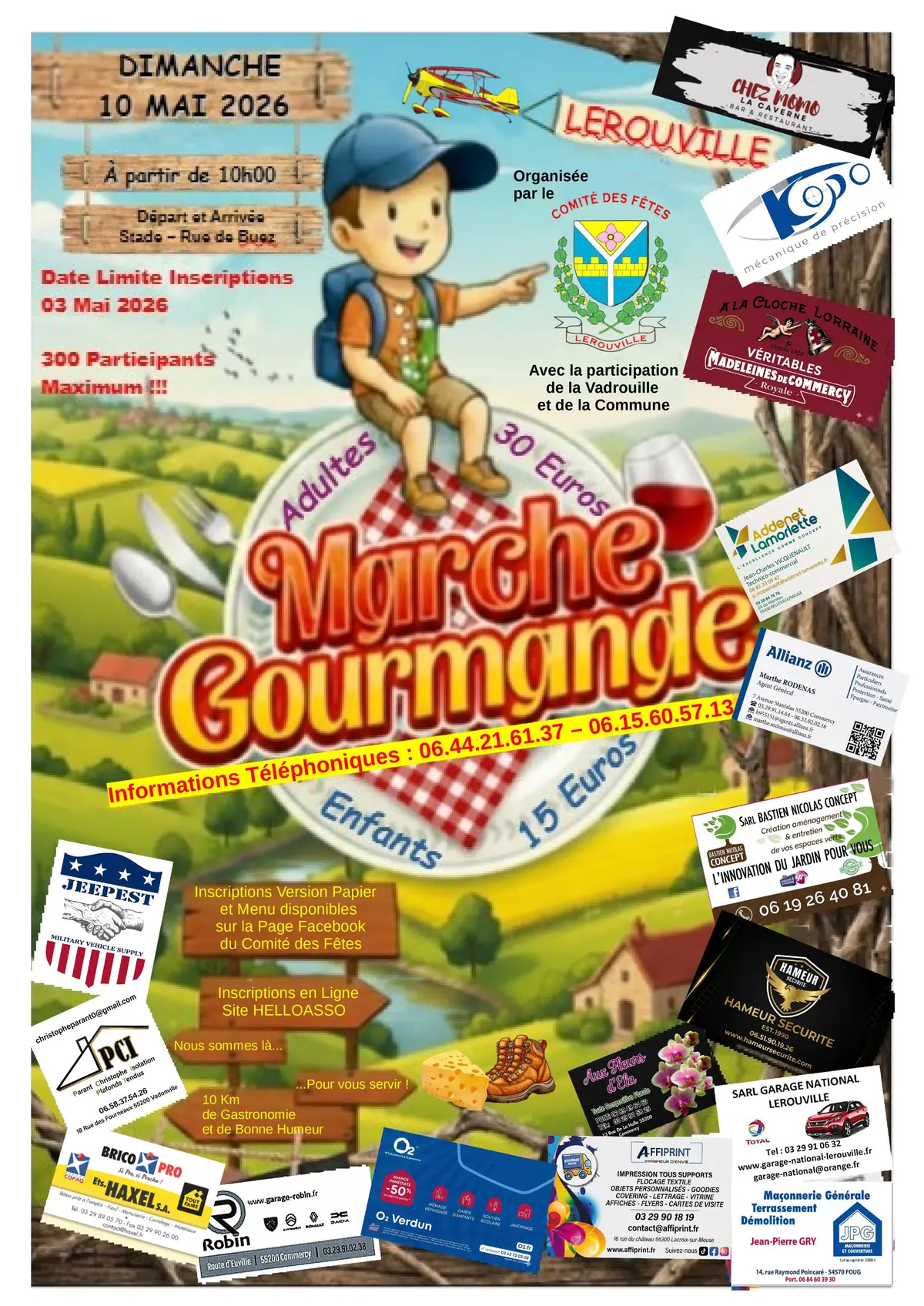 Marche Gourmande la LEROUVILLOISE