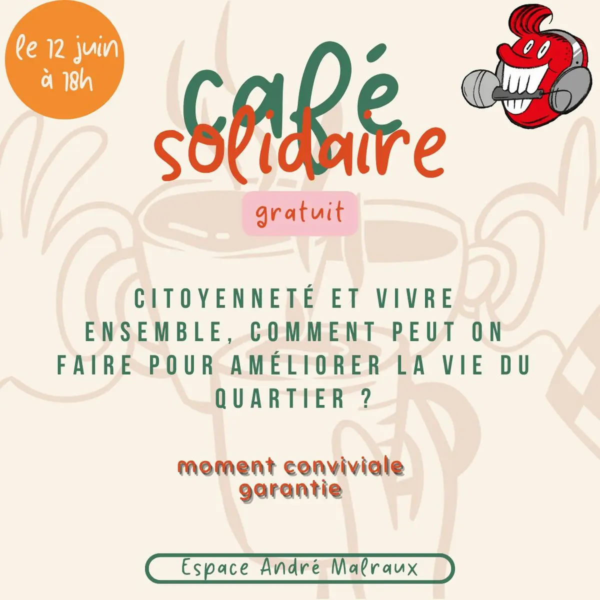 ACT Radio Déclic 40 ans : Café solidaire
