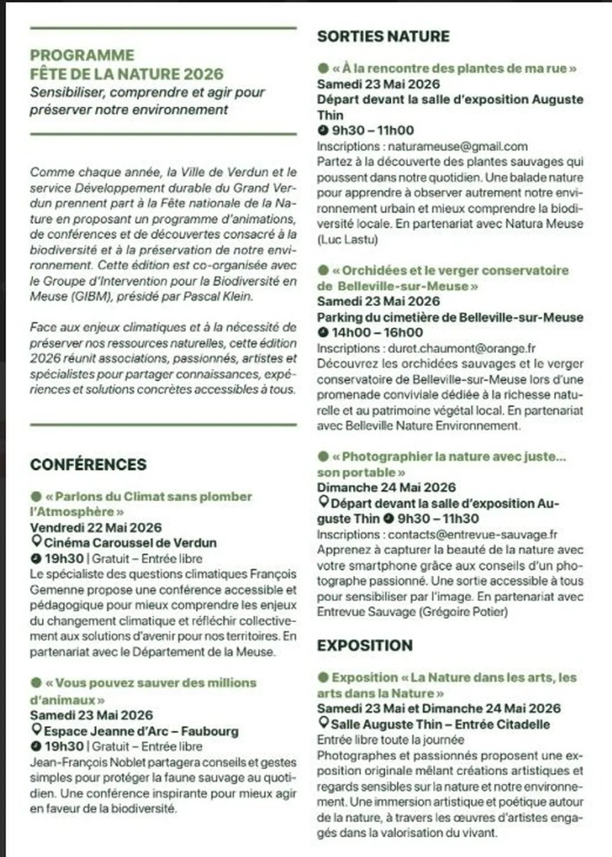 Fête de la Nature