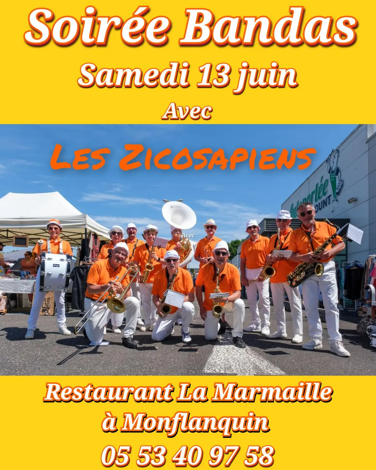 Soirée Bandas avec Les Zicosapiens