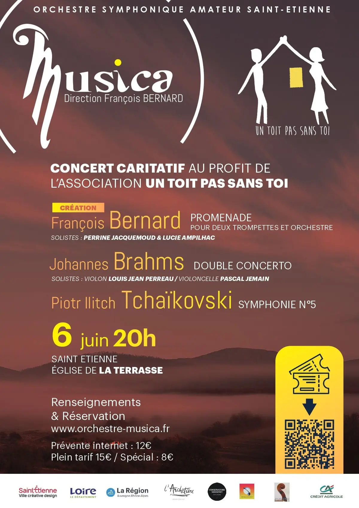 Concert caritatif de l'orchestre Musica pour l'association un toit pas sans toi