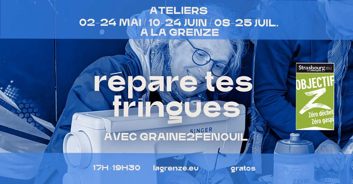 Répare tes fringues ! Atelier avec Graine2fenouil à La Grenze