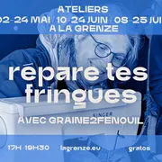 Répare tes fringues ! Atelier avec Graine2fenouil à La Grenze