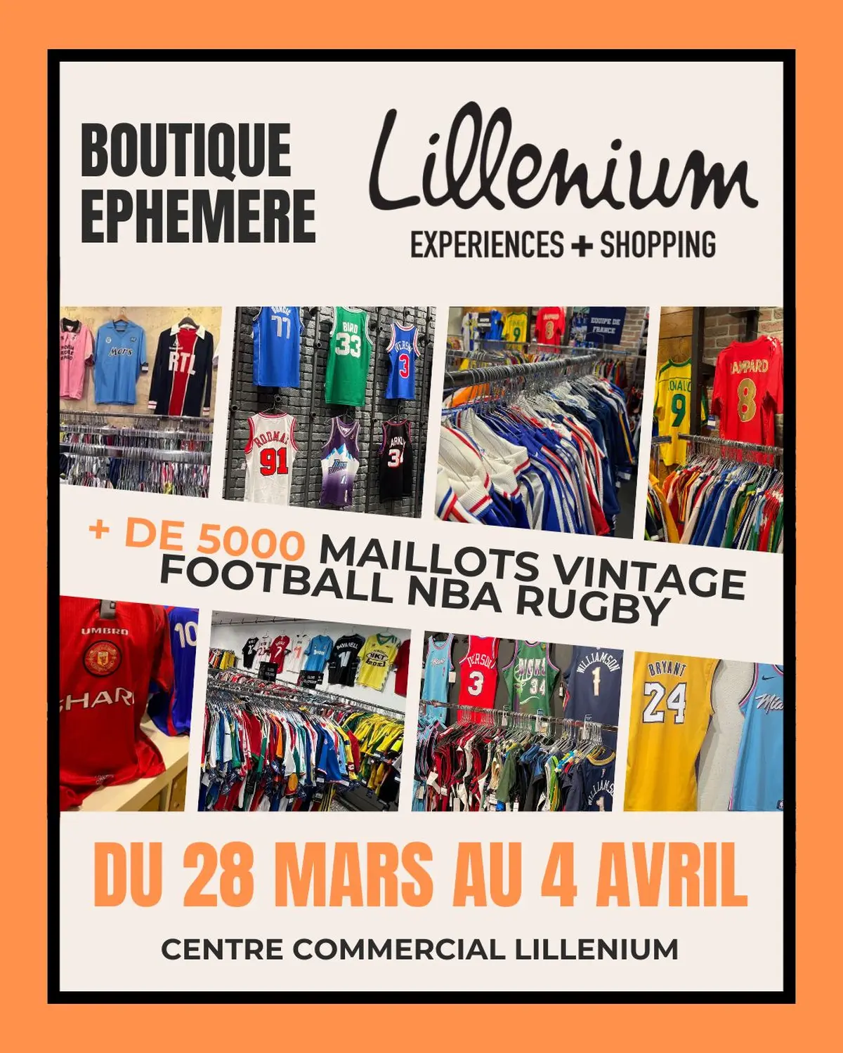 FootBall Shirt Vintage : grande vente de maillots de Foot, NBA, Rugby... 