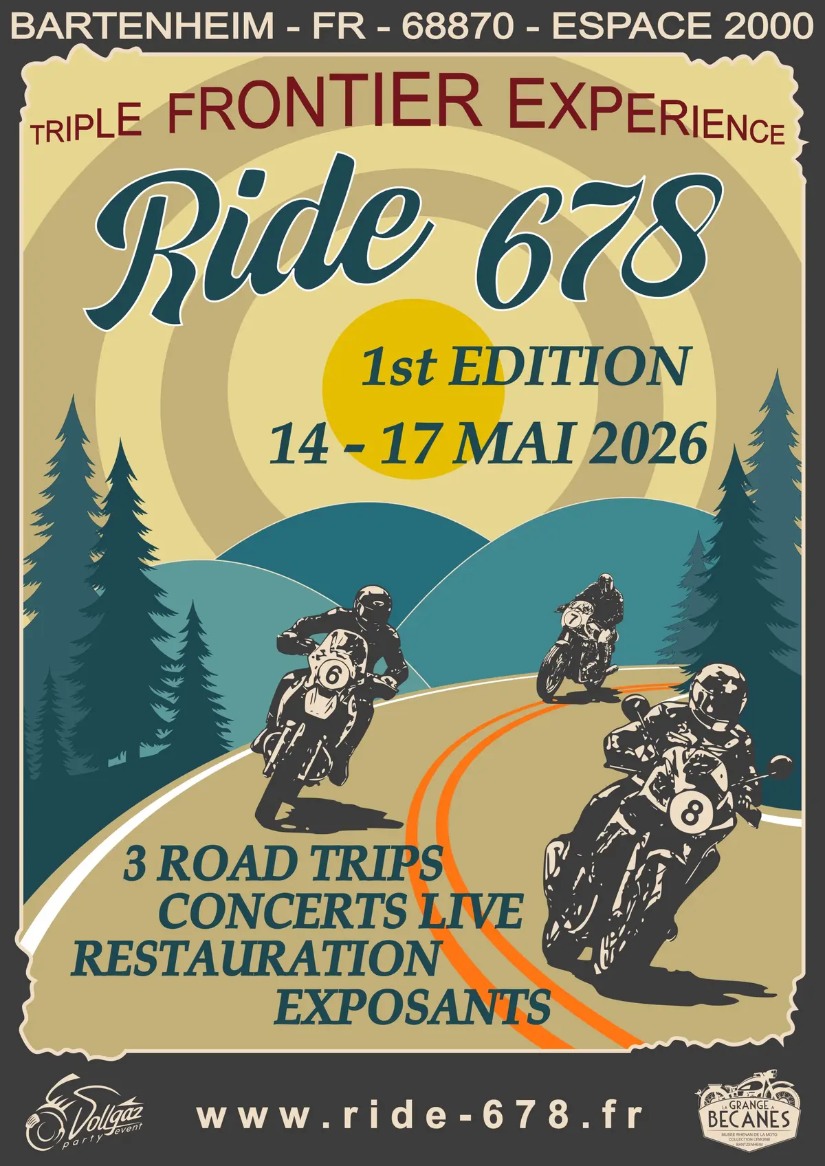 Motorcycle Festival - Triple Frontier Experience - Ride 678