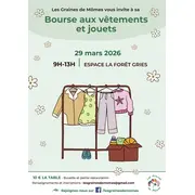 Bourse aux vêtements, jouets et matériel de puériculture