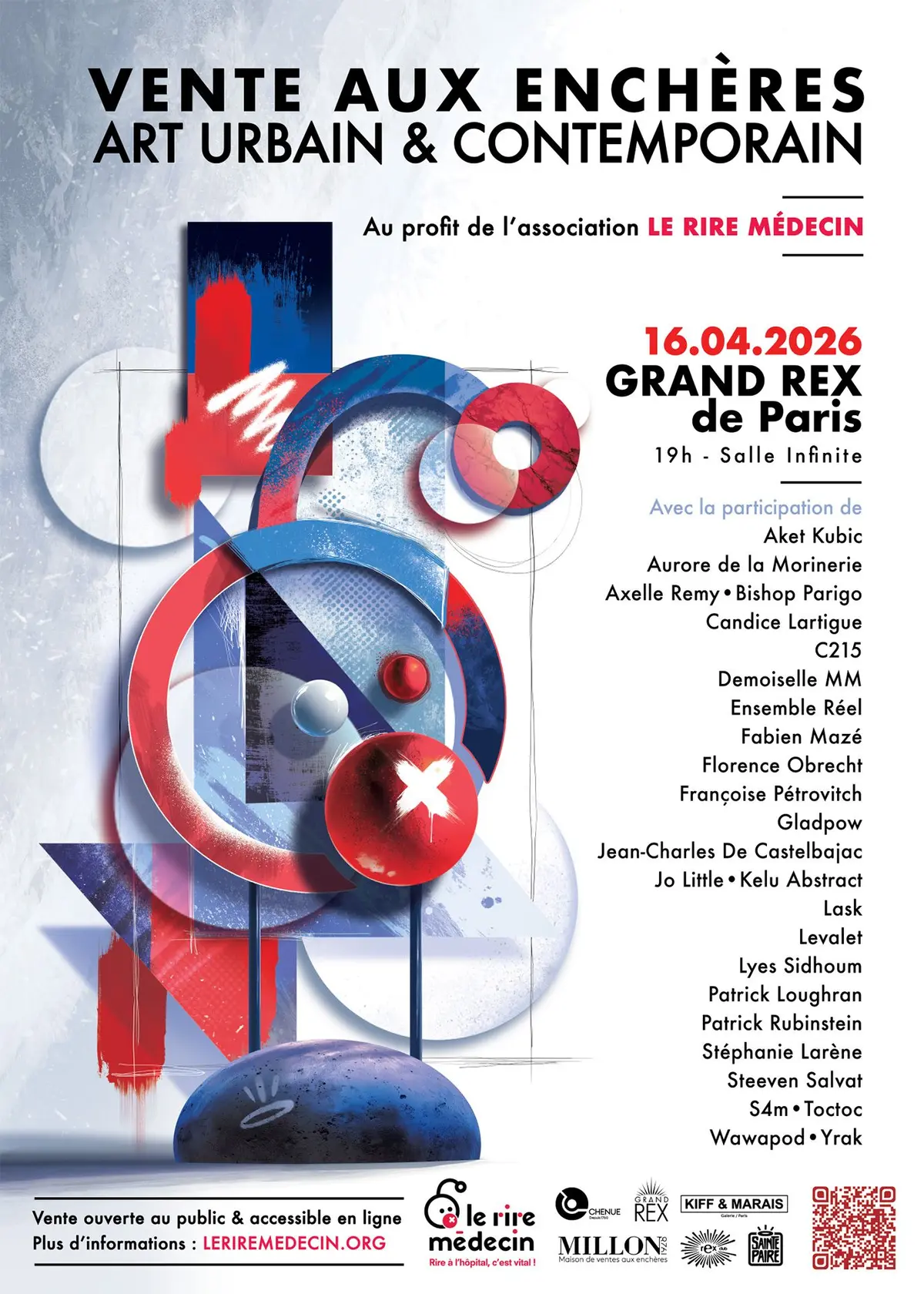 35 ans du Rire Médecin : un vente aux enchères solidaire le 16 avril 2026