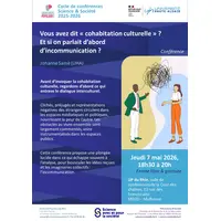 Conférence Science et Société - Cohabitation culturelle et incommunication &copy; Pôle Science & Société UHA