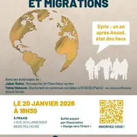 Café géopolitique et migrations - Syrie : un an après Assad, état des lieux &copy; École Supérieure de Praxis Sociale
