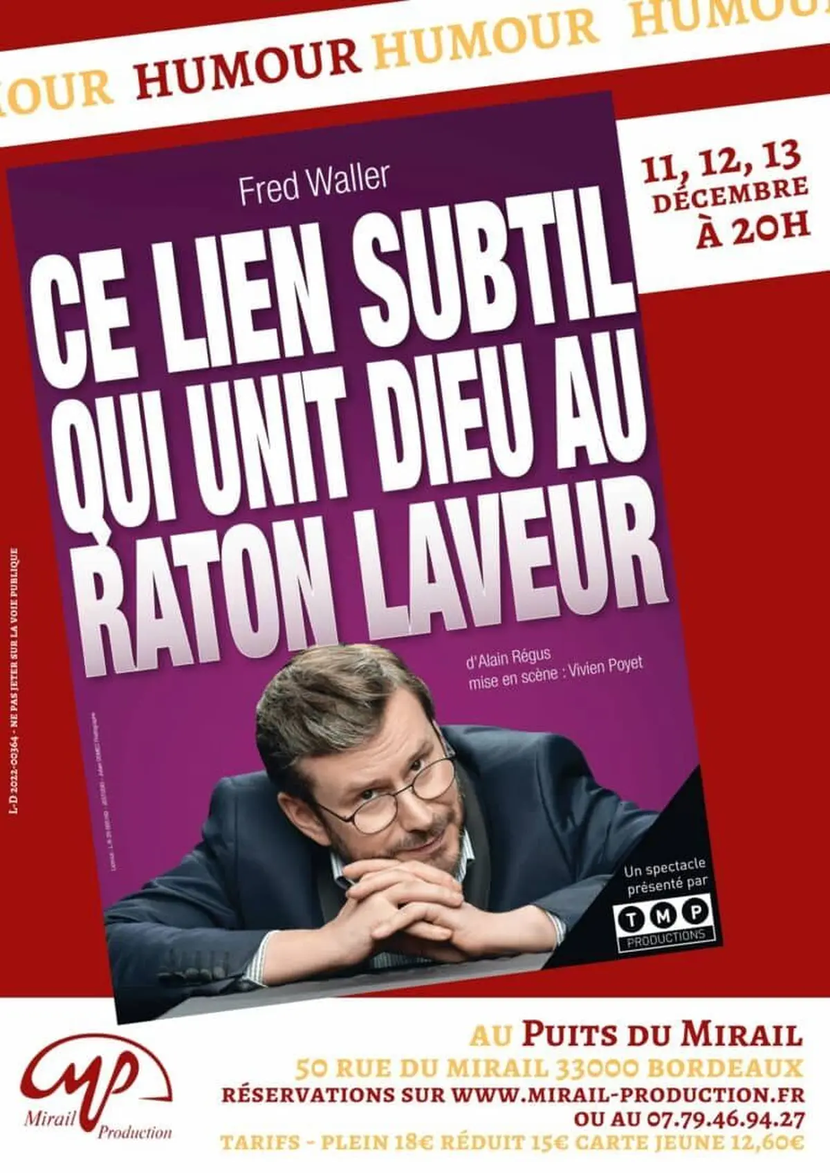 Ce lien subtil qui unit dieu au raton laveur - Bordeaux